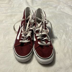 Maroon vans